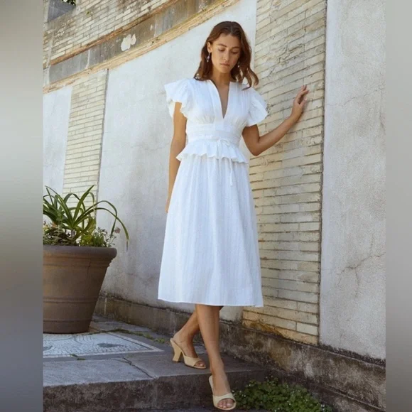 o.p.t Martine Cotton Dress Medium - Picture 1 of 11